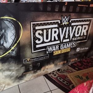 WWE Survivor Series War Games Poster - Black and White